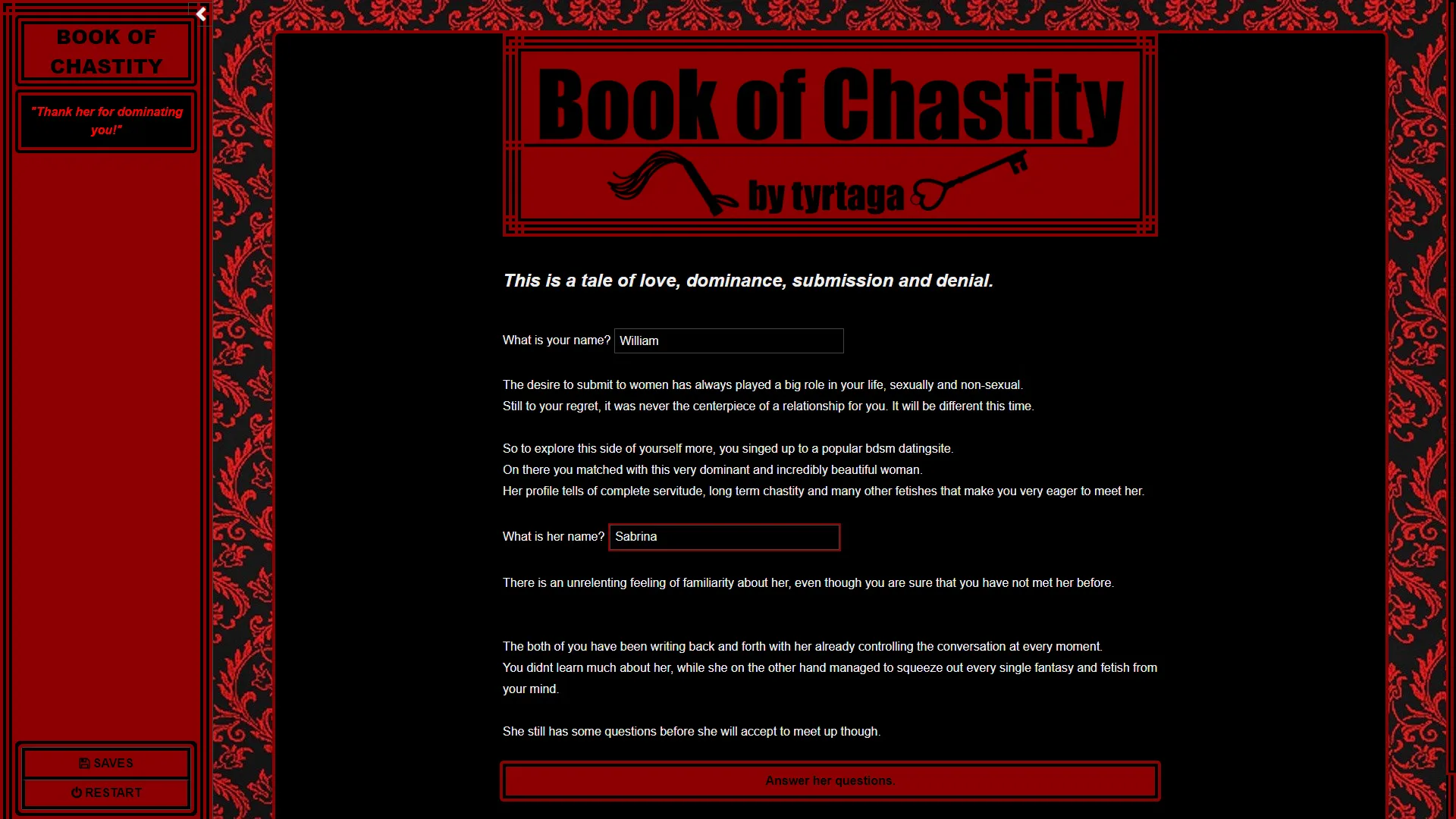 Book of Chastity screenshot 1